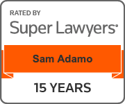 Rated by Super Lawyers, Sam Adamo, 15 Years